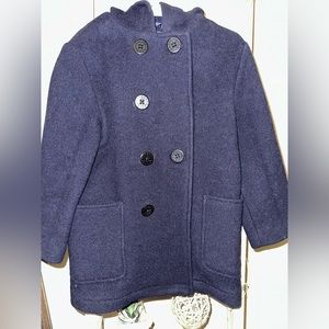 Ralph Lauren Navy Pea Coat, wool. Never worn